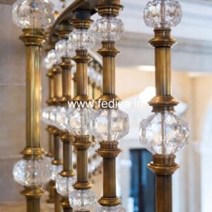 Brass Staircase Railing Design For Designer Homes Terrace Wood Railings Design