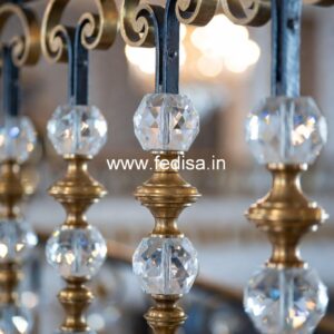 Stylish Brass Balcony Railing With Modern Design Sidhi Grill Design Steel