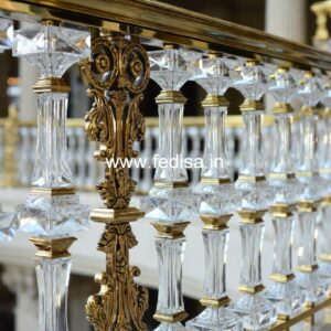 Classic Brass Railing Design For Premium Homes Aluminum Glass Railing Design