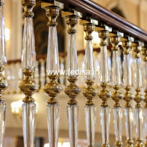 Designer Brass Staircase Railing For Villas Staircase Design Handrail
