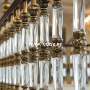 Classic Brass Staircase Railing With Royal Finish House Steel Railing Design