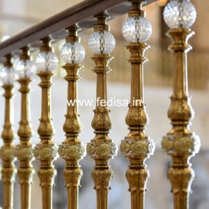 Stylish Brass Balcony Railing For Premium Homes Sidhi Steel Railing Design