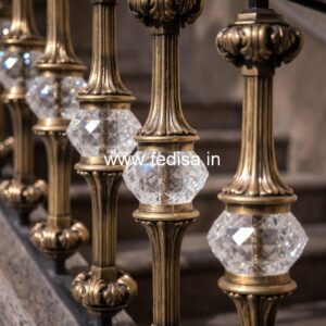 Modern Brass Balcony Railing With Elegant Appeal Hand Railing Design Steel