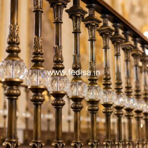 Premium Brass Balcony Railing With Elegant Look Ghar Ki Railing Ka Design