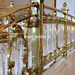 Designer Brass Railing Design For Contemporary Homes Staircase Railing Design Ss
