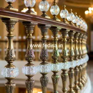 Elegant Brass Railing Design For Premium Interiors Design Of Steel Railing For Balcony