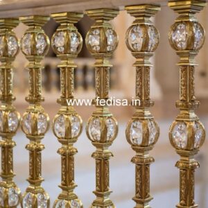 Luxury Brass Handrail Design For Modern Homes Steel Stair Handrail Design