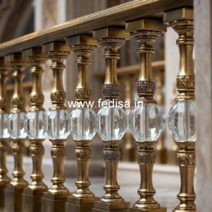 Brass Staircase Railing Design With Luxury Appeal Staircase Stainless Steel Design
