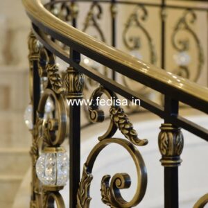 Designer Brass Railing Design For Luxury Villas Stair Railing Design Steel Price