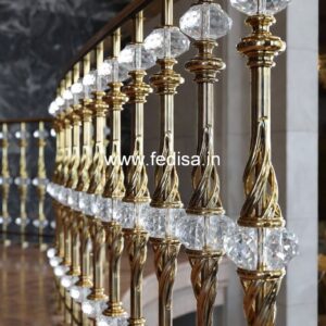 Premium Brass Railing Design For Luxury Projects Steel Ki Railing Jeene Ki