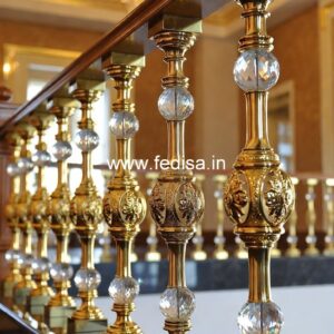 Antique Brass Balcony Railing With Designer Look Sidiyo Ki Railing Design