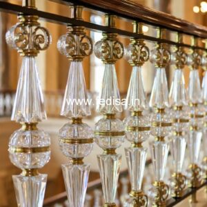 Designer Brass Staircase Railing With Classic Appeal Railing Design Of Roof