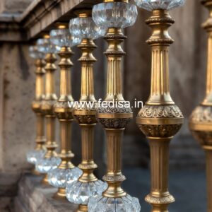 Luxury Brass Railing Design For Modern Homes 1st Floor Railing Design