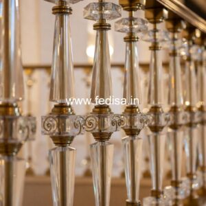 Designer Brass Staircase Railing For Luxury Homes Ss Steel Staircase Design