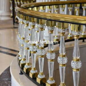 Stylish Brass Railing Design For Interior Decor Bamboo Railings Design