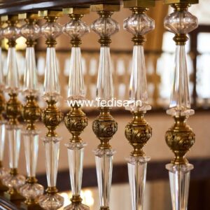 Decorative Brass Railing Design For Villas Balcony Railing Glass Etching Designs