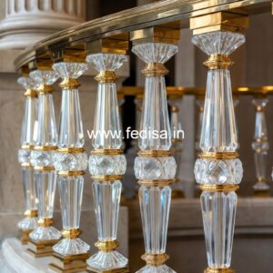 Brass Railing Design With Luxury Finish Internal Staircase Railing Design