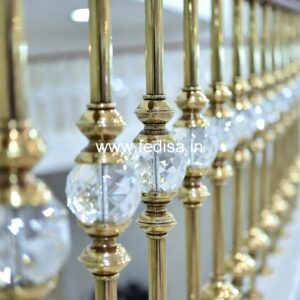 Custom Brass Balcony Railing Design Concrete Handrail Design