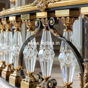 Luxury Brass Stair Railing Ideas Front Side Railing Design