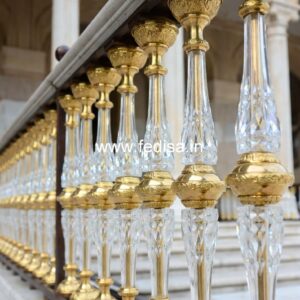 Modern Brass Balcony Railing With Sleek Finish Railing Design Latest