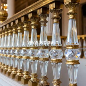 Brass Balcony Railing Design For Luxury Interiors Baluster Railing Design