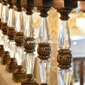 Classic Brass Balcony Railing With Royal Touch Steel Pipe Balcony Design