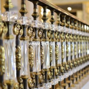Premium Brass Staircase Railing Collection Railing Glass Design For House Front