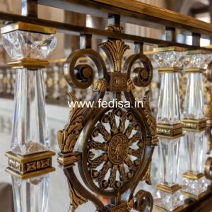 Brass Staircase Railing Design For Designer Homes Cement Baluster Design