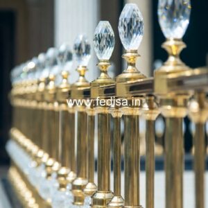 Elegant Brass Railing Design For Interior Projects Staircase Design Grill