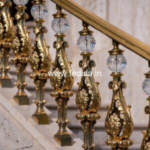 Custom Brass Balcony Railing For Unique Homes Home Roof Grill Design
