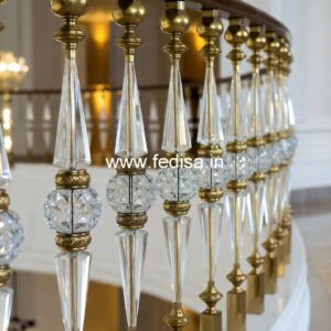 Custom Brass Staircase Railing With Designer Look Simple House Railing Design