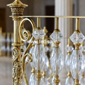 Luxury Brass Balcony Railing For Modern Architecture Latest Glass Railing Design For Balcony