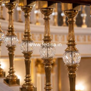 Decorative Brass Balcony Railing With Premium Style Roof Ki Railing Design