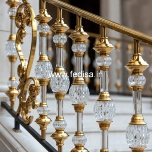 Decorative Brass Balcony Railing For Interior Design Iron Steel Railing Design