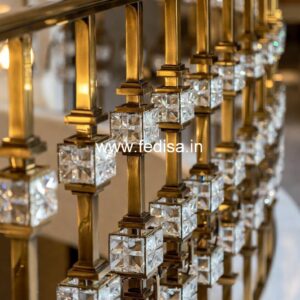 Premium Brass Handrail Design For Modern Spaces Jeene Ki Steel Railing Design