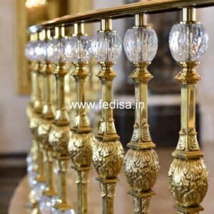 Custom Brass Railing Design For Premium Interiors Square Steel Pipe Railing Design