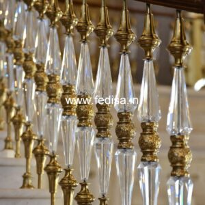 Designer Brass Handrail For Stylish Staircases Ss Sidi Railing