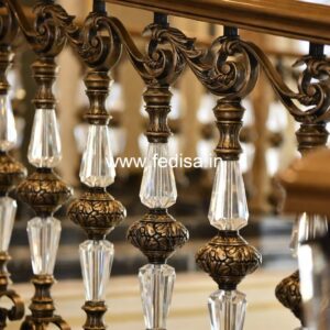 Decorative Brass Balcony Railing With Unique Design Jeene Ki Railing Steel Ki