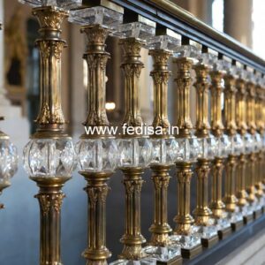 Elegant Brass Balcony Railing For Interior Decor Latest Handrail Designs