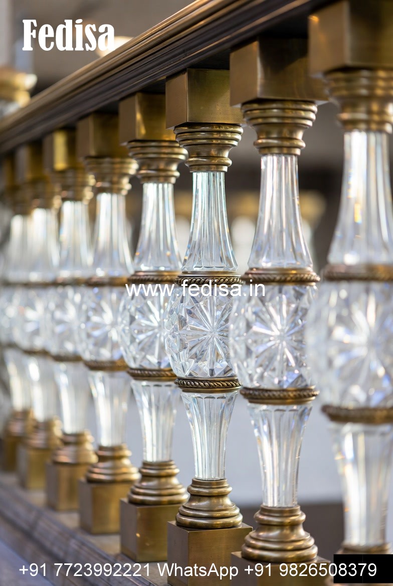 Stylish Brass Staircase Railing For Interior Design Chhajje Ki Railing Ka Design