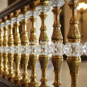 Brass Staircase Railing Design With Luxury Appeal Railing Design Home
