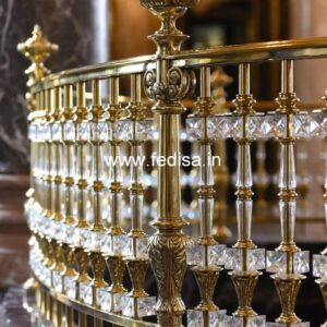 Luxury Brass Handrail Design For Staircase Interiors Metal Balcony Railing Design