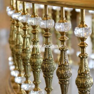 Designer Brass Railing Design For Luxury Villas Steel Railing Pipe Design