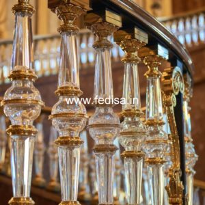 Brass Railing Design With High-end Finish Balcony Ki Railing Ki Design