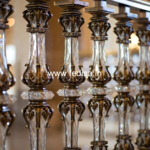 Stylish Brass Staircase Railing For Modern Projects Chhajje Ki Railing Design