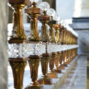 Decorative Brass Balcony Railing For Elegant Homes Terrace Design Railings
