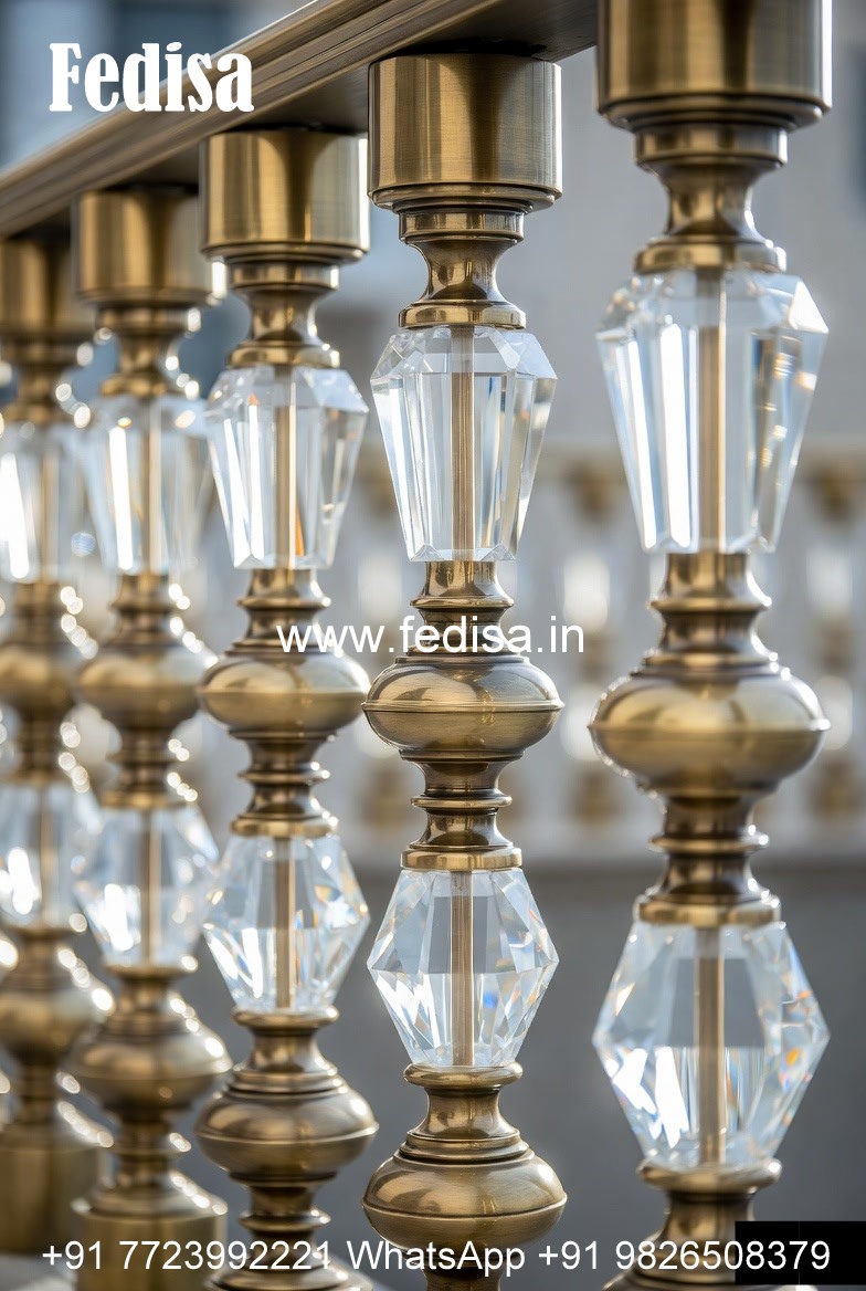Brass Balcony Railing Design With Luxury Finish Railing Jeene Ki