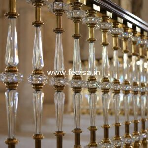 Decorative Brass Staircase Railing For Interior Design Upstairs Railing Design