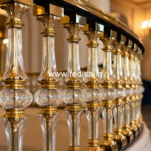 Brass Railing Design With Premium Decorative Finish Sidhi Ka Grill Ka Design