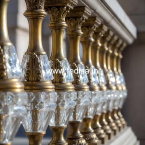 Stylish Brass Railing Design For Home Decor Balcony Metal Design